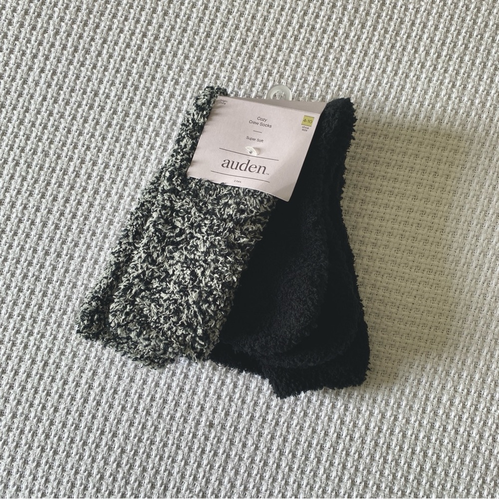 fuzzy crew socks